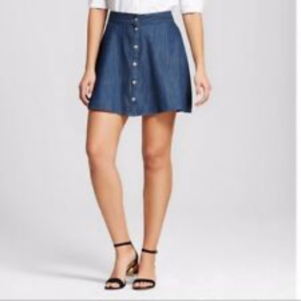 Merona Button-up Skirt